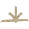 Ekena Millwork Redmond Rough Sawn Timber Gable Bracket, Douglas Fir, 108"W x 40"H x 2"D x 6"F, 9/12 Pitch GBW108X40X0206RED00RDF - alternate 2